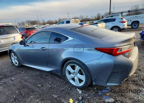 2016 Lexus Rc 200T z USA, uszkodzony, nr VIN JTHHA5BC8G5001140
